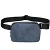 Bolso Lulu del mismo estilo en stock, riñonera antisalpicaduras, riñonera deportiva de nailon para correr, riñonera para teléfono móvil para hombres y mujeres.