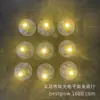 Lámpara de bola luminosa LED lámpara de bola pequeña brillante lámpara de globo hecha a mano accesorios de pasador de pelo llavero mecha