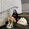 Estilo Americano Distinto Rua Verão Chique Nicho Senso de Design Estampa de Letras Tendência Solto Versátil Top Tendência Ins
