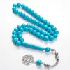 45 Peças de Contas de Resina Feitas à Mão para Oração Tasbih de 10*10mm, Contas Feitas à Mão Transfronteiriças para Oração Masculina Venda por Atacado