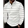 6 nuevas camisas tipo polo de manga larga con cuello y botones para hombre, de comercio exterior de Amazon, para vacaciones y uso casual
