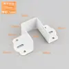 Bisagra de cama engrosada perno de cama hebilla de cama código de ángulo de cama soporte de tira de madera invisible para muebles conector de bisagra de cama tornillo