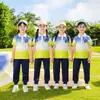 Uniformes de Jardim de Infância, Roupas de Primavera e Outono, Uniformes Escolares de Primeira Série para Crianças, Novos Uniformes de Classe para Alunos do Ensino Fundamental de Outono, Conjunto de Três Peças para Reunião Esportiva