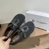 Zapatos Mary Jane Estilo Vintage Inspirados en Chanel para Mujer, Nuevo Modelo 2026, Sin Cordones, Cálidos, Suela Suave, Versátiles Zapatos de Algodón