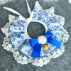 Bufanda de Año Nuevo para Mascota Gato Calentador de Cuello Otoño e Invierno Gatito Estilo Chino Babero Festivo para Mascota Decoración Festiva
