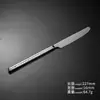 Juego de cubiertos de acero inoxidable 304, grano de martillo, redondo, diamante, cuchillo y tenedor occidentales, tenedor para postre y fruta, juego de cuchillo y tenedor para bistec de hotel, cuchara sopera