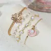 Pulsera de Verano Europea y Americana para Resort Oceánico, con Estrellas de Mar, Conchas y Perlas, Estilo Ins en Capas, Accesorios de Estilo Bohemio Multicapa