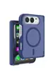 Adequado para capa de celular dobrável iPhone 18 Duo, capa protetora 18D magnética dobrável fosca cor sólida cobertura total anti-queda