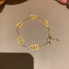 Estilo Igual ao Xiaohongshu Novo Estilo Chinês Dourado Escovado Ponto Diamante Cabacinha Pulseira Luxo Acessível Retro de Alta Qualidade Pulseira Única