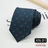 Gravata Masculina Formal Estilo Coreano Britânico Negócios Retrô 8cm Feita à Mão Floral Estudante Trabalho Profissional Moderna