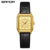 Sanda pulseira de aço alta qualidade medieval pequeno quadrado quartzo feminino relógio moda temperamento pulseira Joker luxo leve relógio de pulso atacado
