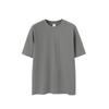 Suministro Exclusivo Transfronterizo Primavera/Verano 2026 Color Sólido Simple Básico Versátil Top de Manga Corta Hombre Lujo Old Money Camiseta de Doble Cara