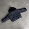 Sudadera con capucha de diseño de felpa retro oscuro Y2K americano, estilo callejero moderno Ins, exportación transfronteriza de invierno, estilo nuevo