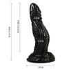 Tapón anal ultralargo transparente con escamas de dragón, cuentas para tirar, masturbación, masajeador anal masculino, cuentas para tirar femeninas, tapón anal