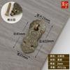 Chengyu Estilo Chino Nuevo Ruyi Puerta de Armario Manija Pequeña Cajón de Cobre Puro Accesorios de Cobre Manija de Joyero Ferretería para Muebles
