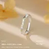 Anillos de Pareja Originales de Plata Pura S999 Atractores de Fortuna, Lindos y Adorables, Estilo Lujo Ligero, Regalo de Nicho, Joyería para Manos, Dropshipping