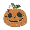 Colgante de aceite con forma de calavera y murciélago fantasma de Halloween transfronterizo, accesorios de joyería DIY, pendientes, collar, llavero