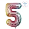Globo Digital de Papel de Aluminio de 40 pulgadas Forma de Set de Cumpleaños Suministros de Decoración para Fiestas Globos con Números de Cumpleaños Venta al por Mayor