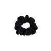 Scrunchie de Malha Canelada Bege Suave Estilo Coreano Versátil para um Look Jovem, Adequado para Rabos de Cavalo e Coques
