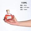 Botellas de Aromaterapia al por Mayor de 50 ml, Botellas Recargables de Perfume con Forma de Yurta, Botellas de Vidrio Transparente para Aromaterapia, Botellas Vacías para Difusor sin Llama