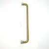 Manija Redonda de Tubo de Acero Inoxidable 304 Color Oro Cepillado de 24 pulgadas Manija de Puerta de Baño Estante para Toallas Accesorio de Ferretería Integrado