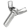 Tornillo Mariposa de Acero al Carbono Máximo Cuerno Apretable a Mano Tornillo Lingote Tornillo Tuerca de Tornillo Antiaflojamiento