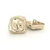 Botones Irregulares Cuadrados Cóncavos en Stock Cosidos a Mano para Chaquetas, Camisas, Suéteres, Botones de Lana con un Tacto de Alta Gama Estilo Chanel