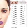 Fábrica Zhengxiang al por mayor 2022 nuevo impermeable 3D imitación ecológica pegatinas para cejas postizas herramientas de cejas falsas europeas y americanas pegatinas