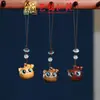 Sándalo Verde y Sándalo Rojo Varios Colgantes para Teléfono Móvil Accesorios para Llavero Joyería Sándalo Doce Constelaciones Accesorios para Armar Colgantes