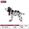 Parches Bordados de Perro Salchicha de Dibujos Animados y Conejo de Venta Caliente Transfronteriza, Accesorios Bordados para Ropa, Parches Bordados, Parche