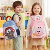 Nova Mochila de Jardim de Infância com Design Color Block, Design Fofo de Desenho Animado de Abelhinha para Crianças Pequenas, Atacado