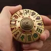 Brújula de la Fortuna Instantánea de Mahjong Producto de Latón Spinner de la Fortuna de Mahjong Mango de Alivio del Estrés Pieza