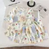 Comercio Exterior Venta al por Mayor Pijamas para Mujer Verano Algodón Nube Popular Cuello Redondo Versión Coreana Dibujos Animados Dulce y Linda Niña Ropa de Casa Moderna
