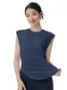 Nuevo Top de Yoga sin Mangas de Color Sólido para Mujer, Corte Holgado, Chaleco Fitness que Cubre el Cuerpo, Chaleco Deportivo Casual Transpirable para Correr