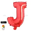 16 pulgadas Grande Rojo Perforado Imitación Hermoso Alfanumérico A~Z 0-9 Habitación de Boda Decoración de Cumpleaños Arreglo Globos