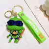 Llavero de Tortugas Ninja Mutantes Adolescentes Transfronterizo de Dibujos Animados Colgante de Bolsa de Silicona Llavero de Coche Máquina de Garra Pequeño Regalo