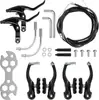 Juego Completo de Frenos V para Bicicleta de Montaña Kit de Frenos V para Bicicleta de Carretera Aluminio Accesorios para Bicicleta