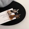 Pinza para el Cabello de Acetato Estilo Coreano, Gatito Lindo con un Toque Femenino, Versátil para Flequillos y Cabello Fino, Accesorio para el Cabello para Mujeres