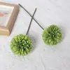 Flor Artificial Crisantemo individual Crisantemo ping-pong Diente de león Flor falsa Boda Decoración de boda Flor Hogar arreglo floral en stock al por mayor