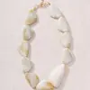 Collar de Resina Geométrico Irregular de Doble Capa con Forma de Y de Diseño de Nicho Transfronterizo Europeo y Americano Cadena de Suéter de Moda