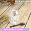 Caja de Embalaje para Taza de Boba de Moda Taza de Boba en Forma de U Taza Desechable para Pastel Transparente Taza para Tarta de Fresa Sundae para Uso Comercial