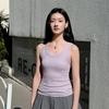 2885# Artefato Versátil de Verão em Liocel Colete Casual Roupa da Moda Colete sem Mangas com Fio para Mulheres