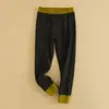 Pantalones Térmicos para Niños Clase a Nuevo Modelo de Invierno Pantalones Térmicos Interiores Engrosados de Tres Capas para Niños Leggings Cálidos con Forro de Felpa para Niñas
