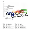 Vallas Pequeñas de ABS Modelo Nuevo Vallas de Agilidad Desmontables Equipo Deportivo de Entrenamiento de Fútbol Rack de Obstáculos Rack de Vallas
