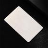Tarjetas de Presentación de Acero Inoxidable en Blanco para Grabado Tarjetas de Presentación de Acero de Titanio Cepillado Marcado Láser Logo Personalizado de Empresa Dorado Negro