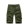 Pantalones Cargo de Primavera Estilo Americano para Hombre 2026, Pantalones Cortos Teñidos en Prenda de Tallas Grandes Transfronterizos en Stock