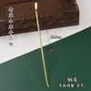 Material de Pasador de Cobre que Conserva el Color con Peine para el Cabello de Cuatro Dientes y Dos Dientes Pasador DIY Hecho a Mano Estilo Antiguo Materiales de Producción de la Dinastía Han