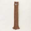 Calcetines Largos de Punto Grueso Estilo Coreano con Perlas para Niñas para Otoño e Invierno, Calentadores de Rodilla de Tubo Alto, Calcetines Holgados para Niñas