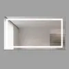 Espejo de baño inteligente LED táctil, espejo sin marco antivaho de alta definición, montado en la pared para baño, proyecto de hotel, espejo de tocador y maquillaje