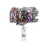Porta Credencial con Mecanismo Retráctil, Suministro Directo, En Stock, Distribución Transfronteriza de Insignias, Fabricante, Clip para Etiqueta de Acrílico